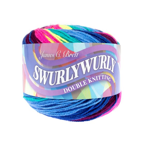 James C Brett Tropics Swurlywurly DK Yarn 200g image number 1