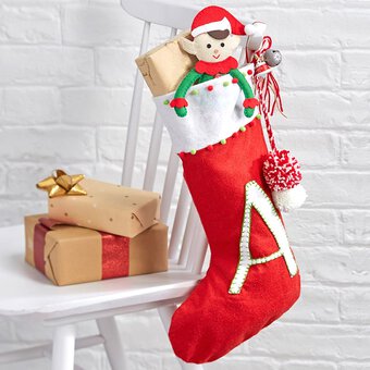 How to Make a Personalised Pom Pom Stocking