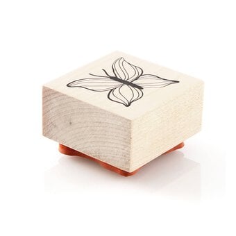 Butterfly Wooden Stamp 3.8cm x 3.8cm image number 2