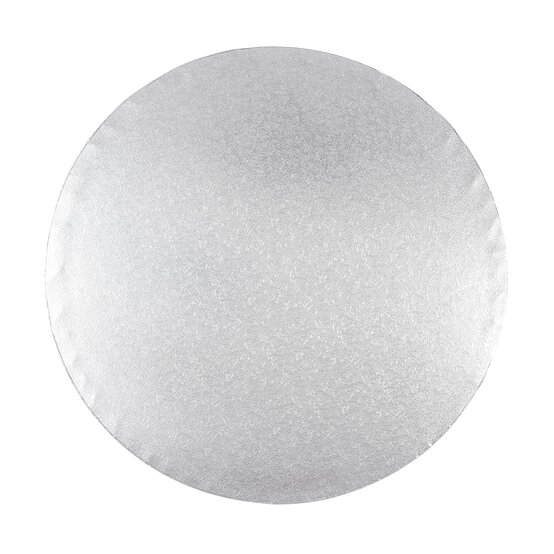 Silver Round Cake Drum 14 Inches image number 1