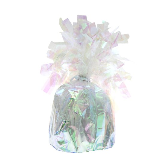 Iridescent Foil Balloon Weight 170g image number 1