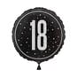 Large Black 18 Foil Balloon image number 2