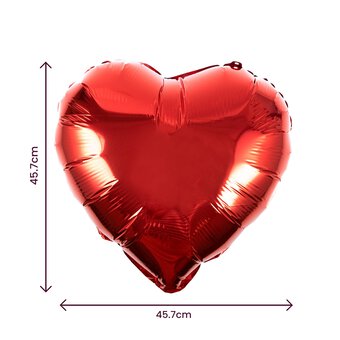 Large Red Foil Heart Balloon