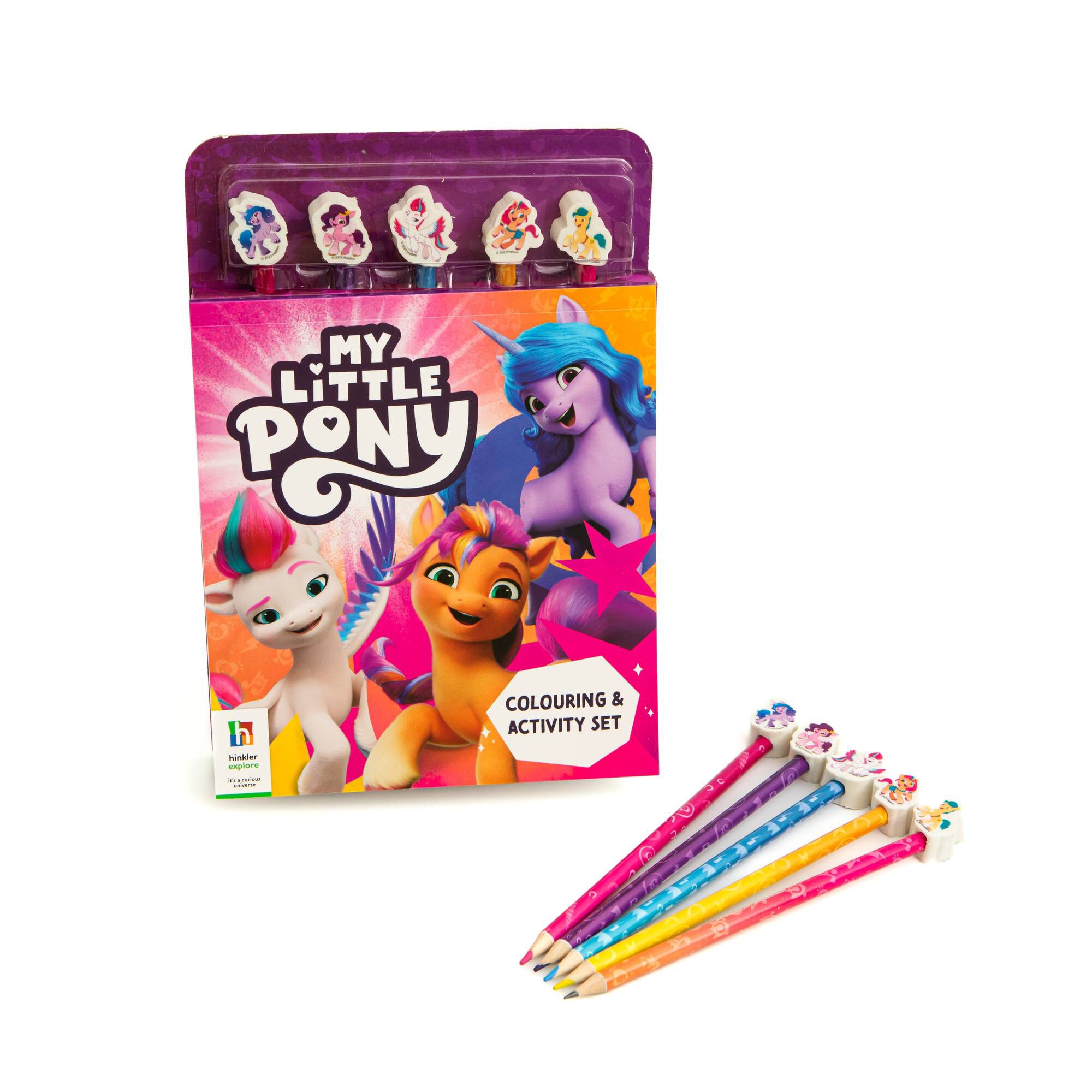 My Little Pony 5 Pencil and Eraser Set Hobbycraft