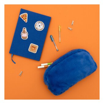 Kawaii Food Patch Felt Notebook A5