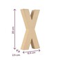 Mache Letter X 20cm image number 5