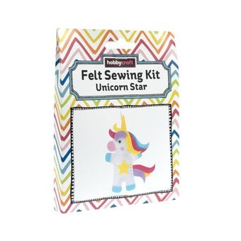 Unicorn Star Felt Sewing Kit