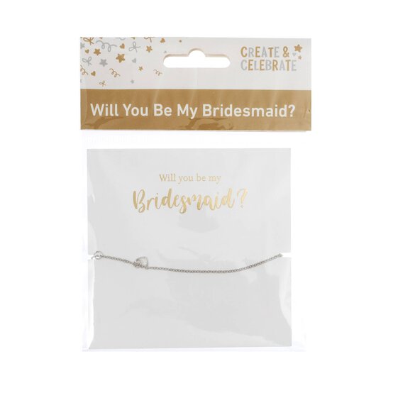 Create & Celebrate Bridesmaid Bracelet with Heart Charm image number 4