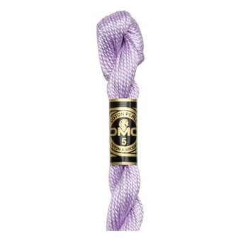 DMC Purple Pearl Cotton Thread Size 5 25m (211)