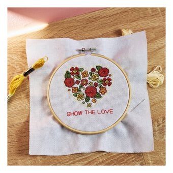 WI Show the Love Cross Stitch Kit