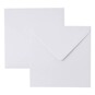 White Envelopes 6 x 6 Inches 50 Pack image number 1