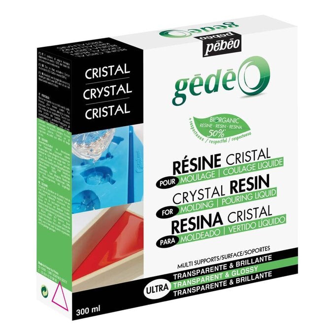 Pebeo Gedeo Bio-Based Crystal Resin 300ml image number 1