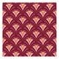 Fuchsia Art Deco Polycotton Fabric by the Metre image number 3