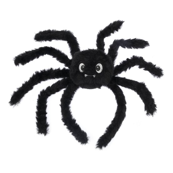 Fluffy Black Spider Headband image number 3