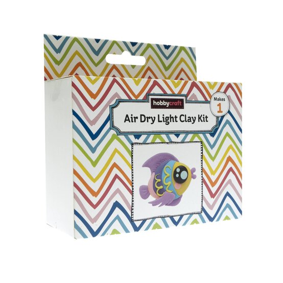 Tropical Fish Air Dry Light Clay Kit image number 1