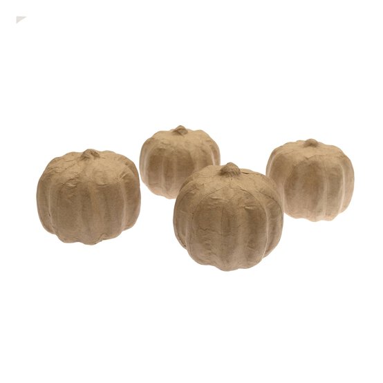 Mini Mache Pumpkins 4 Pack image number 4