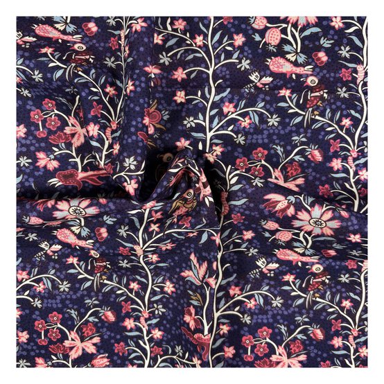 V&A Regency Threads Meadow Friends Cotton Fabric by the Metre image number 1