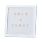 Ginger Ray White and Gold Peg Letter Board image number 1