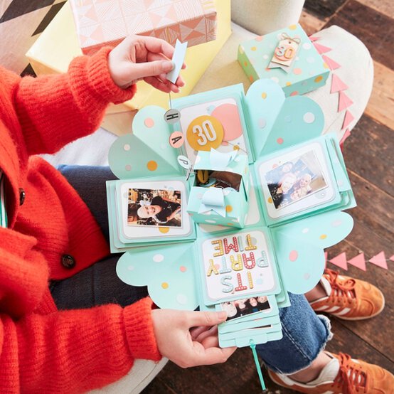 How to Make an Explosion Box Birthday Card image number 1