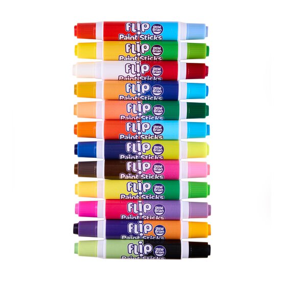 Little Brian Flip Paint Sticks 12 Pack  image number 2
