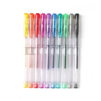 Glitter Gel Pens 10 Pack