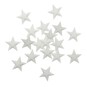 White Metal Stars 20 Pack  image number 1