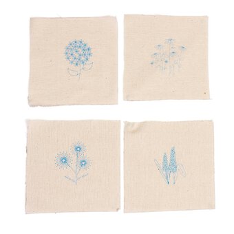 Flower Embroidery Kit 4 Pack image number 3