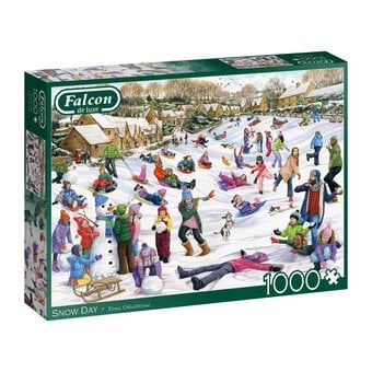 Falcon Snow Day Jigsaw Puzzle 1000 Pieces