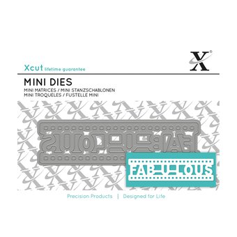 Xcut Fab-u-lous Mini Die 9.7cm x 2.5cm