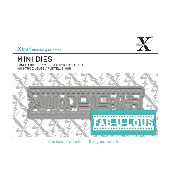Xcut Fab-u-lous Mini Die 9.7cm x 2.5cm image number 1