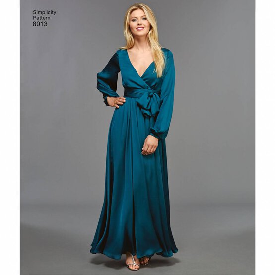 Simplicity 1970s Vintage Dress Sewing Pattern 8013 (6-14) image number 7