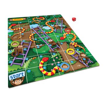 Orchard Toys Jungle Snakes and Ladders Mini Game