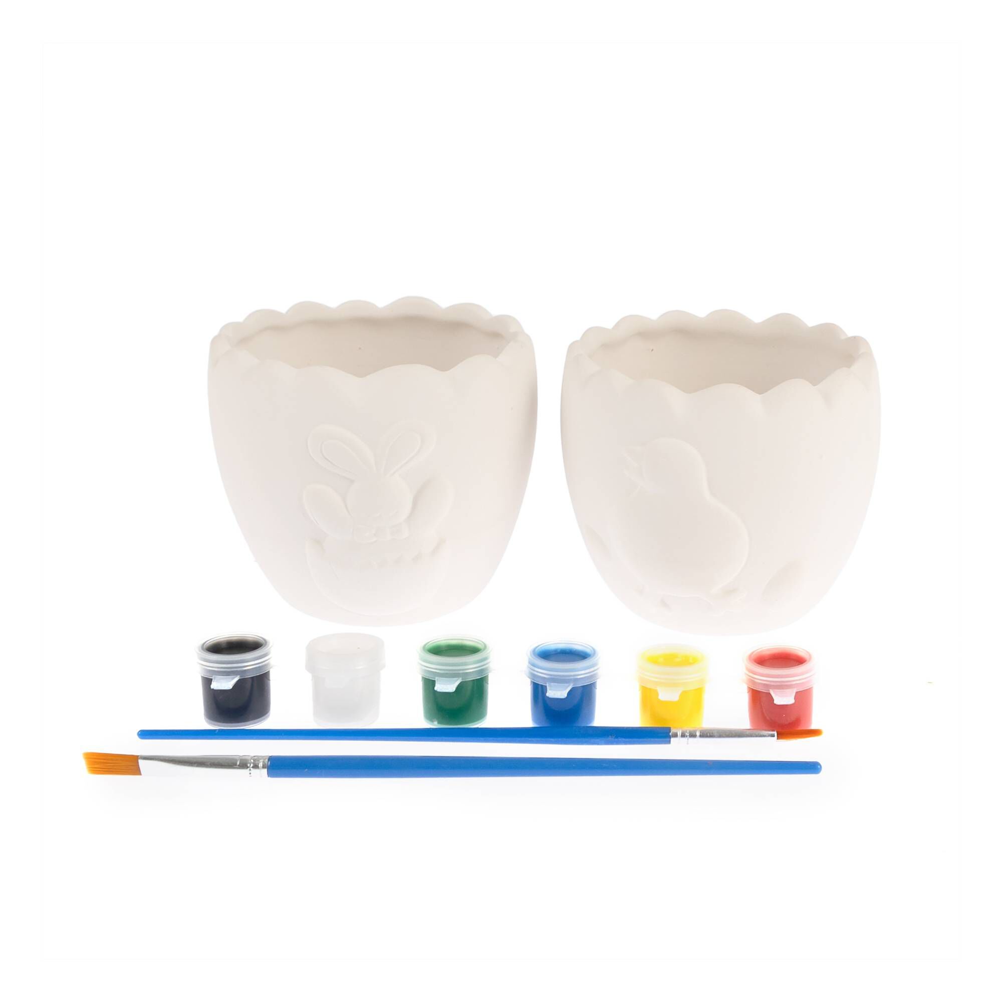Paint Your Own Ceramic Cracked Egg Kit 2 Pack Hobbycraft