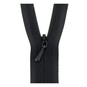 Milward Black Nylon Closed-End Concealed Zip 60cm image number 1
