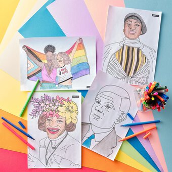 FREE Pride Colouring Sheets