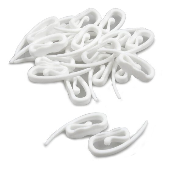 Milward Premium Curtain Hooks 25 Pack 10X7.5x2cm