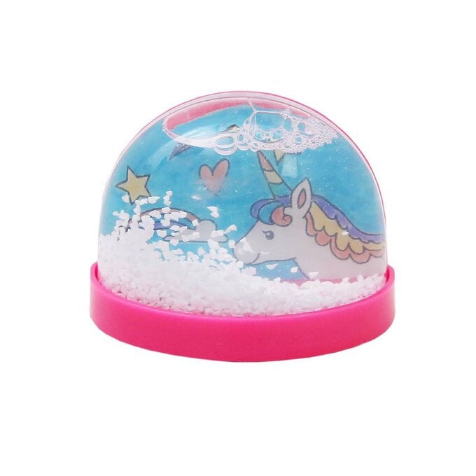 Colour-In Unicorn Snow Globe Kit image number 1