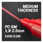 Uni-ball Posca Red PC-5M Marker Pens 2 Pack image number 4