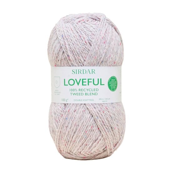 Sirdar Silver Loveful 100% Recycled Tweed Blend 100g image number 1