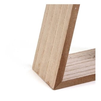 Wooden Triangle Shelf 17cm x 7cm x 20cm image number 4