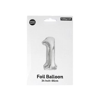 Extra Large Silver Foil 18 Balloon Bundle