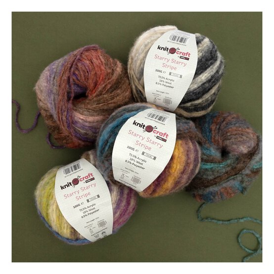 Knitcraft Forest Prism Starry Starry Stripe 100g image number 3