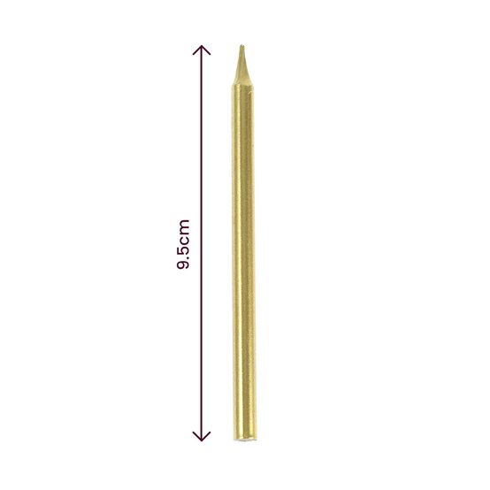 Whisk Assorted Metallic Candles 24 Pack image number 4