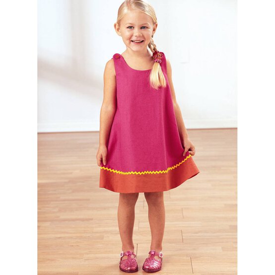 Butterick Toddler Dress Sewing Pattern 3372 (1-3) image number 3