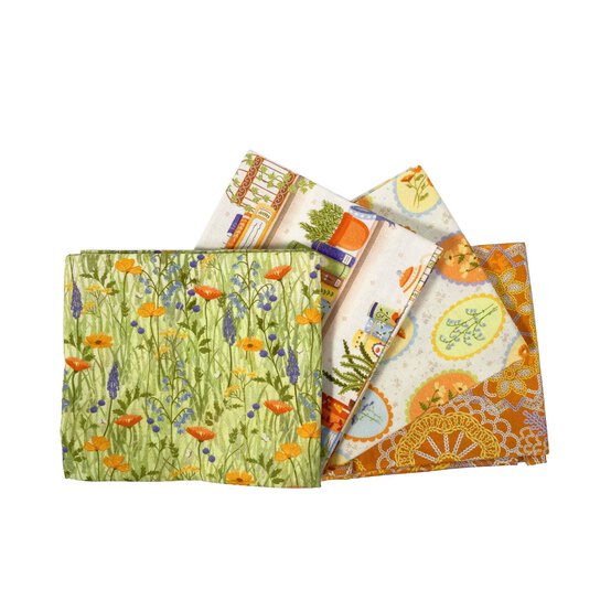 Cottage Bliss Cotton Fat Quarters 4 Pack image number 1