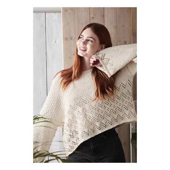 Knitcraft Flared Sleeve Jumper Digital Pattern 0264 image number 5