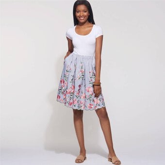 New Look Women's Skirt Sewing Pattern N6605 image number 4