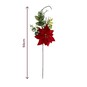 Red Poinsettia Pick 50cm image number 3
