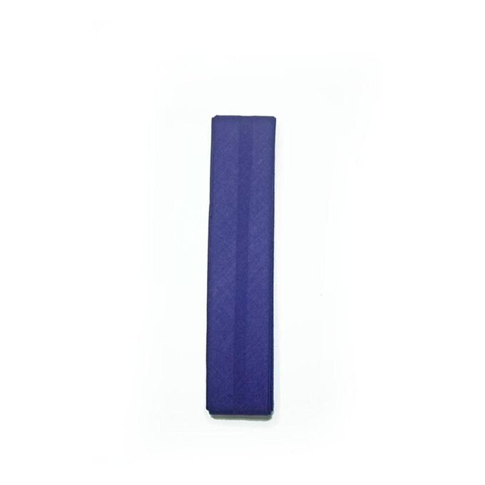 Purple Poly Cotton Bias Binding 25mm x 2.5m image number 1
