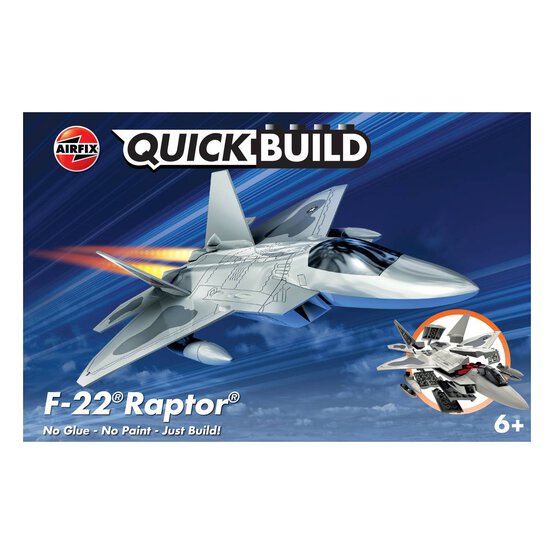 Airfix Quickbuild F22 Raptor Model Kit image number 1